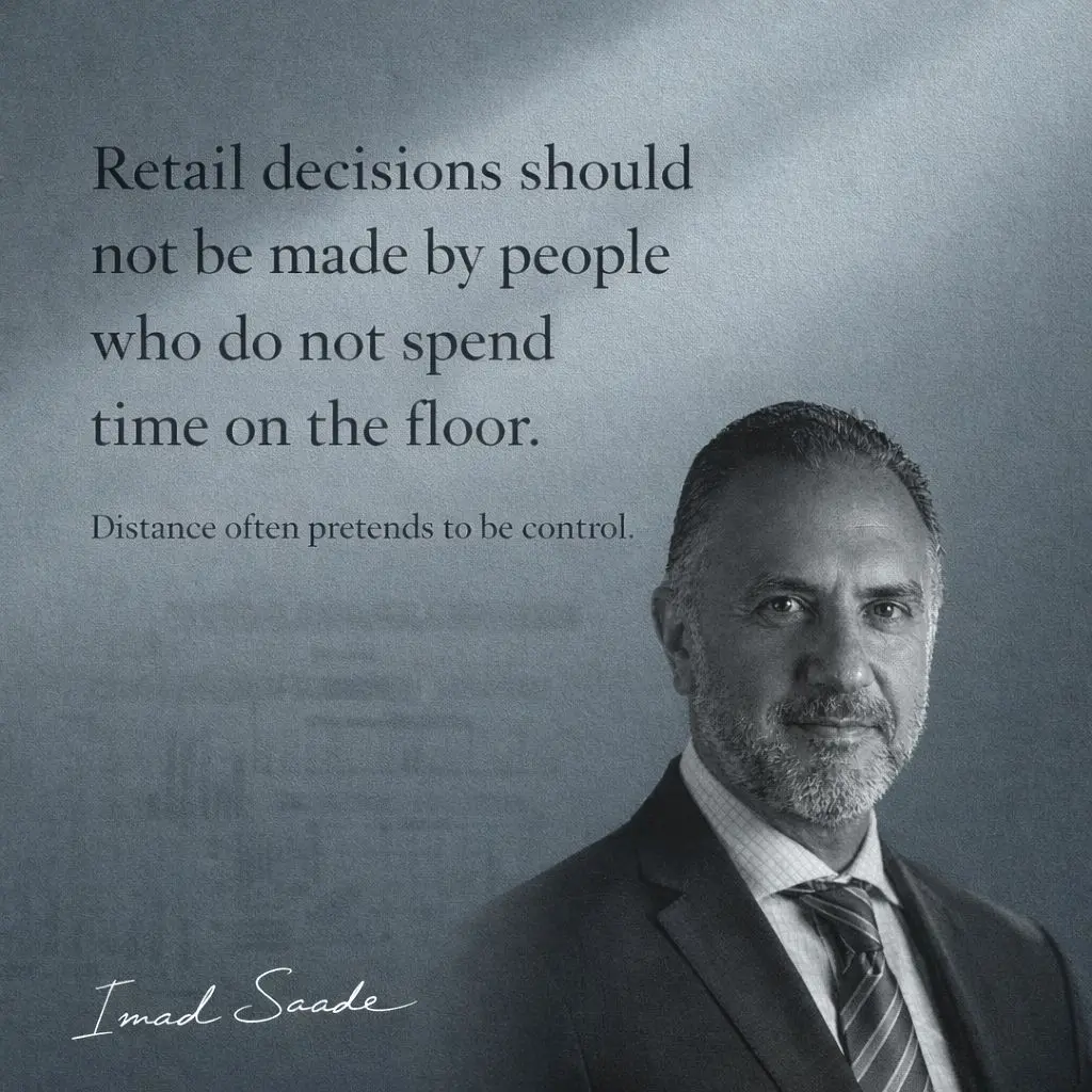 Editorial visual for Retail decisions should not be made by people who do not spend time on the floor!